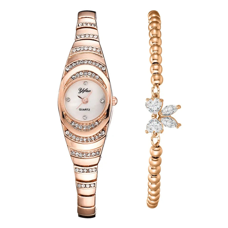 Ladies Designer Watch And Bracelet - SX13086321 - Tuzzut.com Qatar Online Shopping