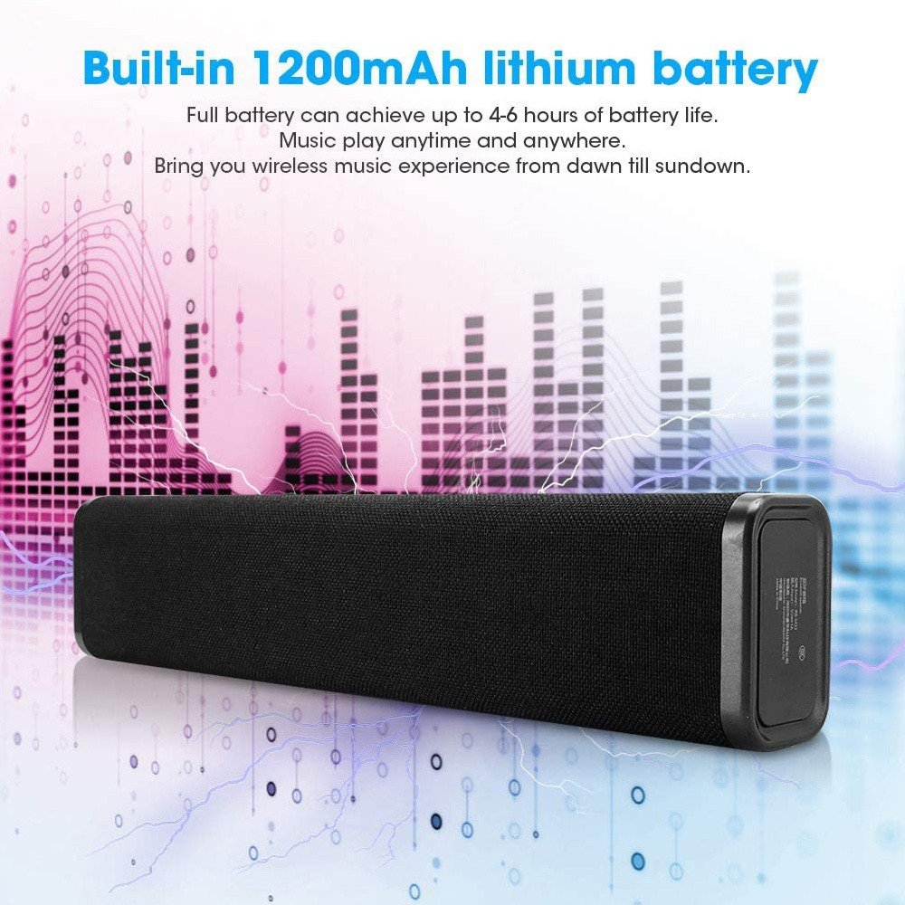Remax RB-M33 Fabric Series Wireless Speaker - Black Remax RB-M33 Fabric Series Wireless Speaker - Black