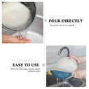 Kitchen Rice Drain Strainer With Handle and Hanger - Tuzzut.com Qatar Online Shopping