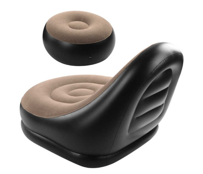 Portable Inflatable Sofa With Footrest