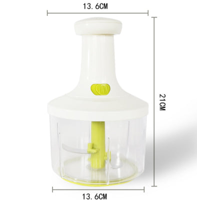 Twist Cut Manual Food Processor and Whip, White - Vegetable Cutter-Salad Cutter Machine Twist Cut Manual Food Processor and Whip, White - Vegetable Cutter-Salad Cutter Machine