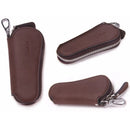 Contact's Genuine Leather Car Key Holder Zipper Case Wallet Keychain Bag-1004E - Tuzzut.com Qatar Online Shopping