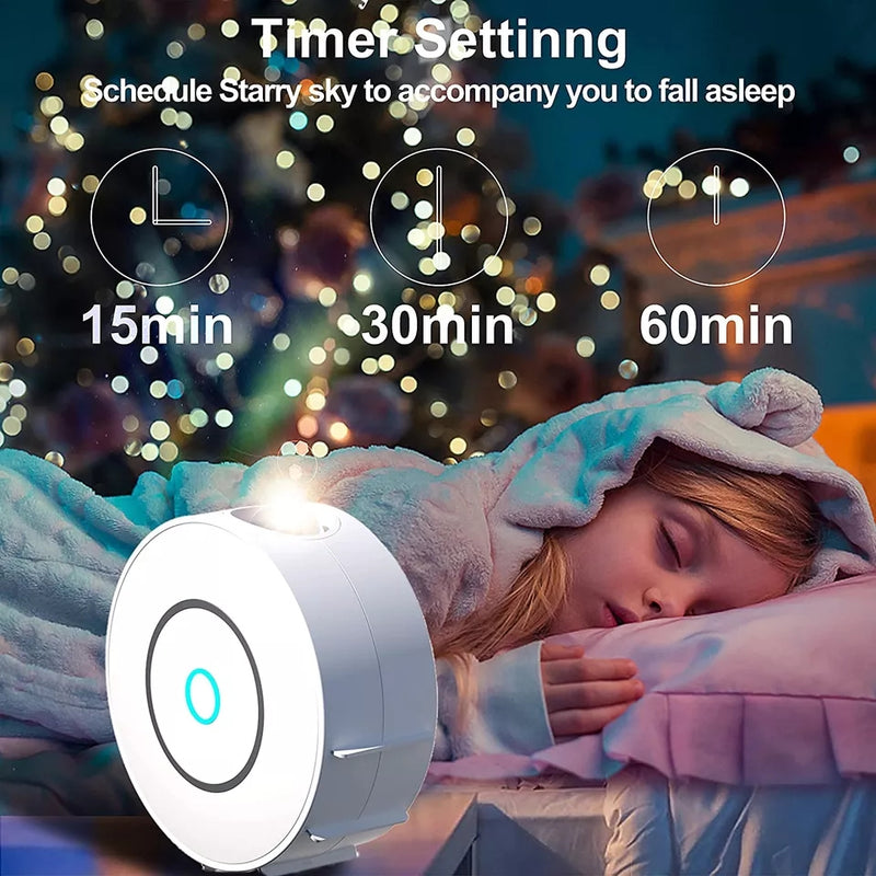 Smart Galaxy Star Projector Night Light with App and Voice Control - TUZZUT Qatar Online Store