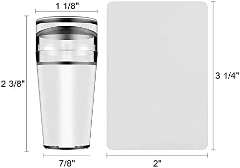 Nail Art Template Clear Jelly Silicone Nail Stamping Plate With Scraper Cap S4450330 Nail Art Template Clear Jelly Silicone Nail Stamping Plate With Scraper Cap S4450330