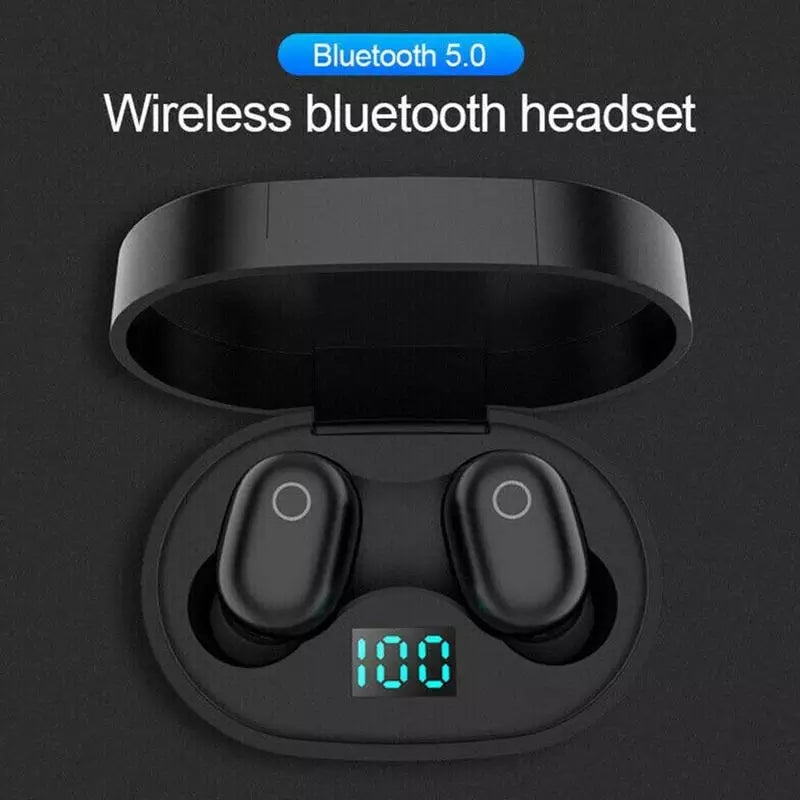 Modio ME10 Bluetooth 5.0 TWS Headphones Bluetooth Wireless Headset Sweatproof Mini Wireless Bluetooth Earbuds - Tuzzut.com Qatar Online Shopping