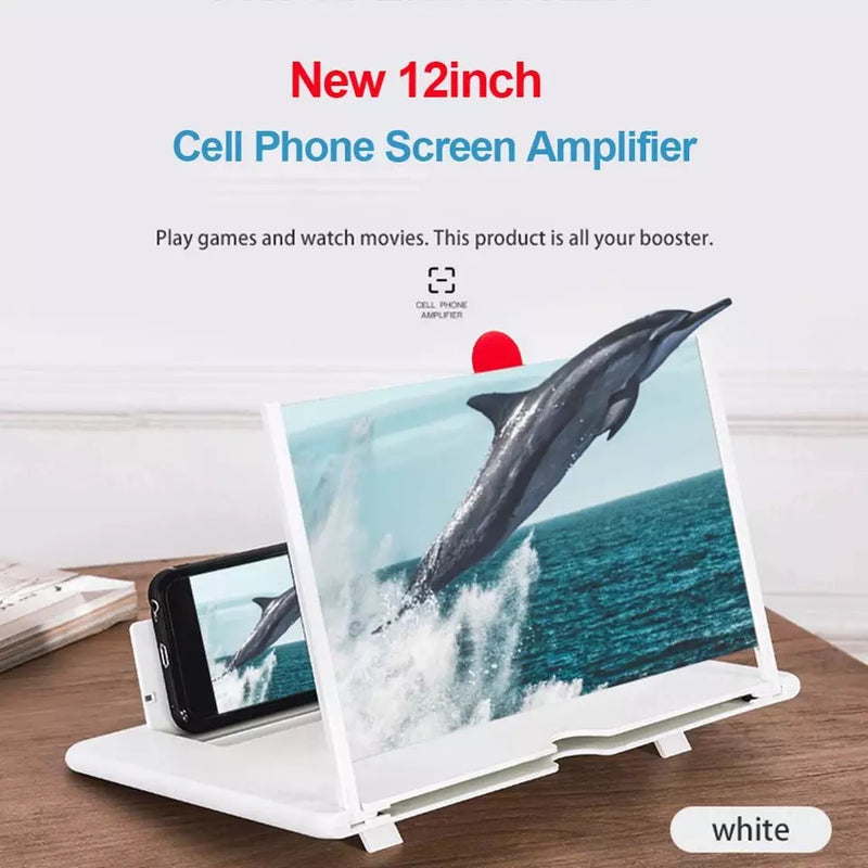 12inch Foldable 3D Mobile Phone Screen Magnifier - TUZZUT Qatar Online Store