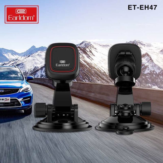 Earldom Universal Suction cup Powerful Magnetic holder with 360 degree rotation - EH47 - TUZZUT Qatar Online Store