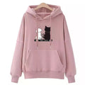 Women's Long Sleeve Cute Cat Hoodies Sweatshirt - F917 - Tuzzut.com Qatar Online Shopping