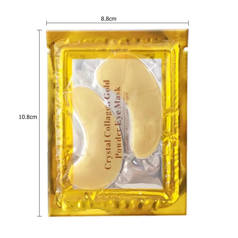 10pcs/5pack Crystal Collagen Gold Eye Mask Anti-Aging Dark Circles Acne Beauty Patches For Eye Skin Care Eye Skin Care - Tuzzut.com Qatar Online Shopping