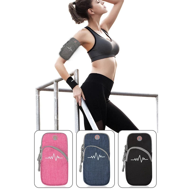 Phone Arm Bag with Zipper Portable Arm Pouch for Running Sports Fitness Phone Arm Bag with Zipper Portable Arm Pouch for Running Sports Fitness