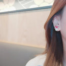 Korean Zircon Bowknot Mickey Head Earrings Women Creative Cute Little Mouse Earrings - Tuzzut.com Qatar Online Shopping