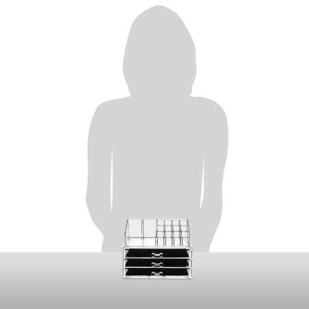 3 Drawer Acrylic Cosmetic Organizer 3 Drawer Acrylic Cosmetic Organizer