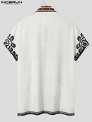 Summer Fashion Trend Printing Shirt for men's Size XL - Tuzzut.com Qatar Online Shopping