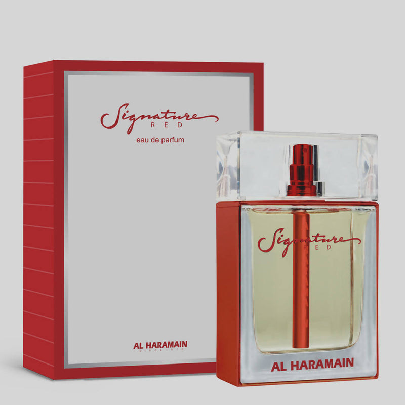AL HARAMAIN SIGNATURE RED SPRAY 100ML - Tuzzut.com Qatar Online Shopping