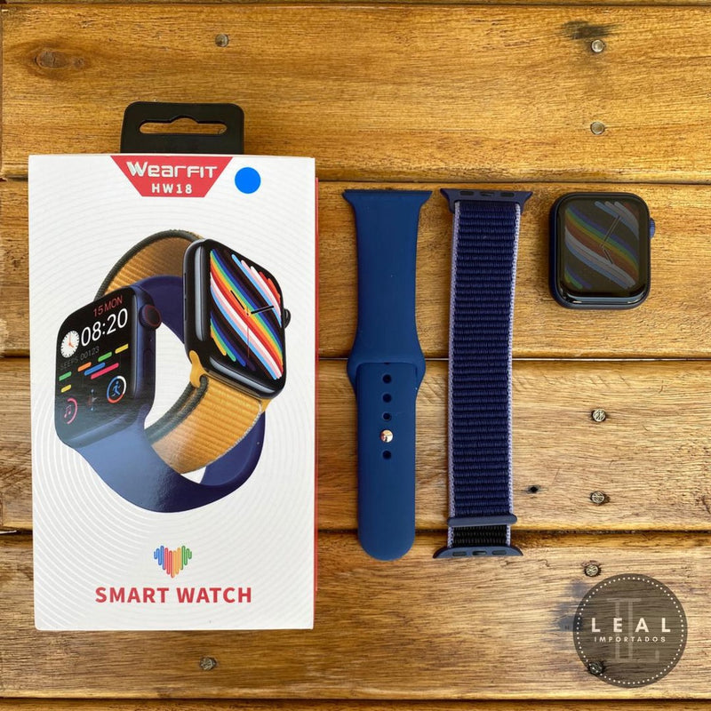 Wearfit HW18 Smart Watch 1.6" HD Full Screen Bluetooth Call Sport Fitness Smartwatch - Tuzzut.com Qatar Online Shopping