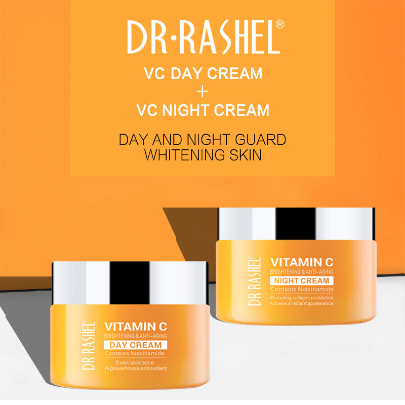Dr.Rashel Vitamin C Brightening and Anti Aging Night Cream DRL-1511 - TUZZUT Qatar Online Store