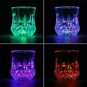 4 Pcs Inductive Rainbow Color Changing Magic Cup 4 Pcs Inductive Rainbow Color Changing Magic Cup