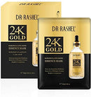 5Pcs DR RASHEL 24k Gold Radiance & Anti-aging Essence Mask 5PCS DRL-1482 - Tuzzut.com Qatar Online Shopping