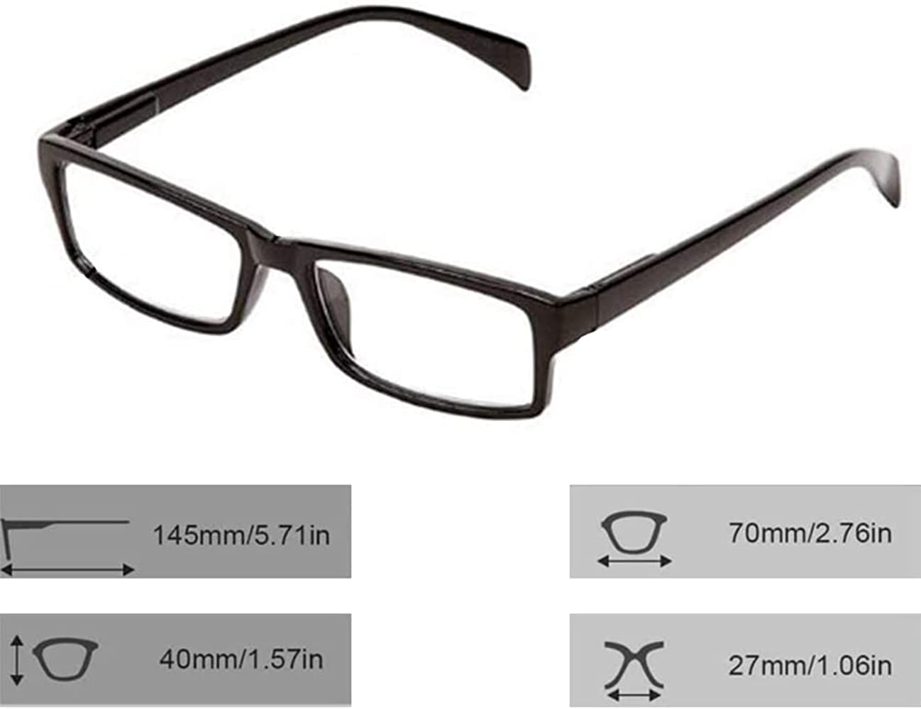 One Power Readers Auto Focus Reading Glasses for Men and Women TUZZUT