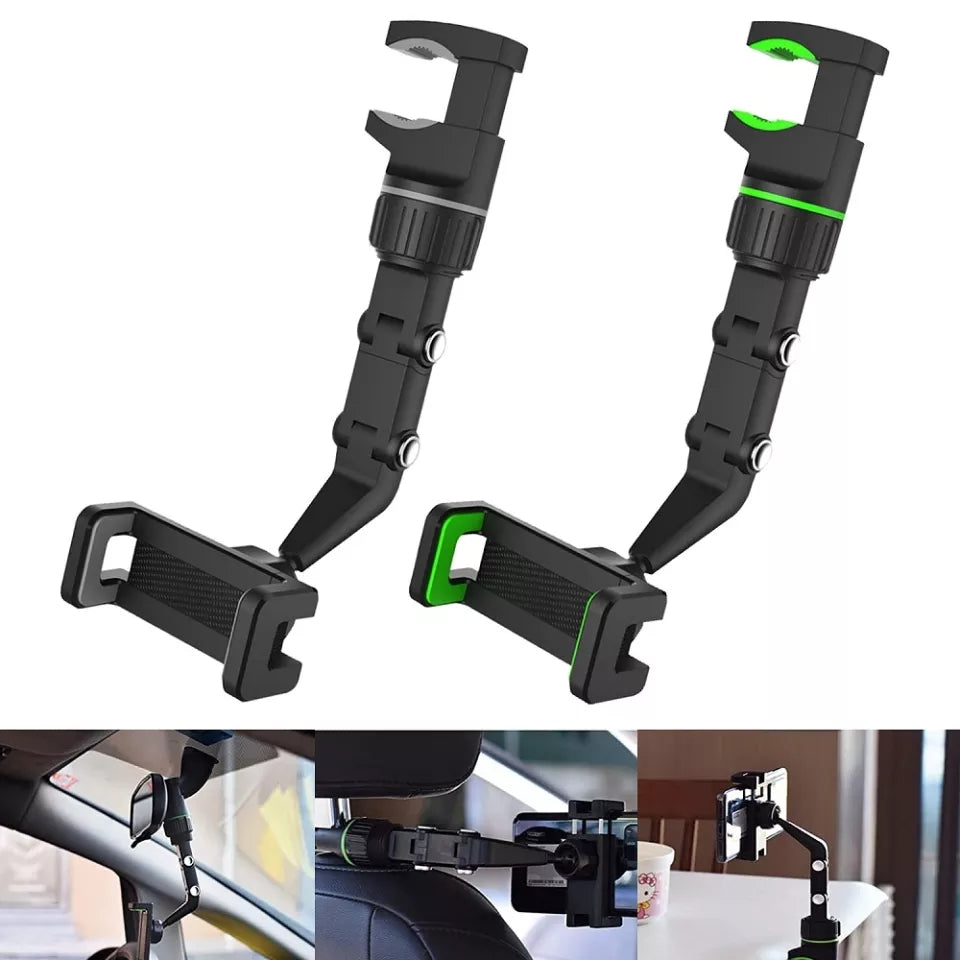 Multi-Function Adjustable 360° Universal Car Rearview Mirror Phone Holder Mount S4266722 Multi-Function Adjustable 360° Universal Car Rearview Mirror Phone Holder Mount S4266722