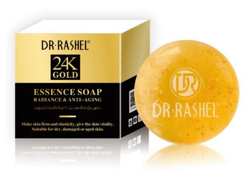 DR RASHEL 24K Gold Soap Radiance & Anti-Aging 100g DRL-1615 - TUZZUT Qatar Online Store