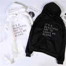 Women's Winter Letter Printed Hoodies - Tuzzut.com Qatar Online Shopping