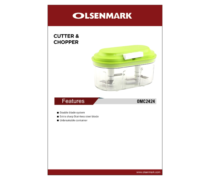 Olsenmark OMC2424 Cutter and Chopper - Tuzzut.com Qatar Online Shopping
