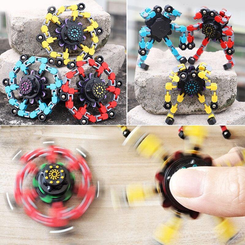 Fingertip Deformation Mechanical Top Spinning Toy - Tuzzut.com Qatar Online Shopping