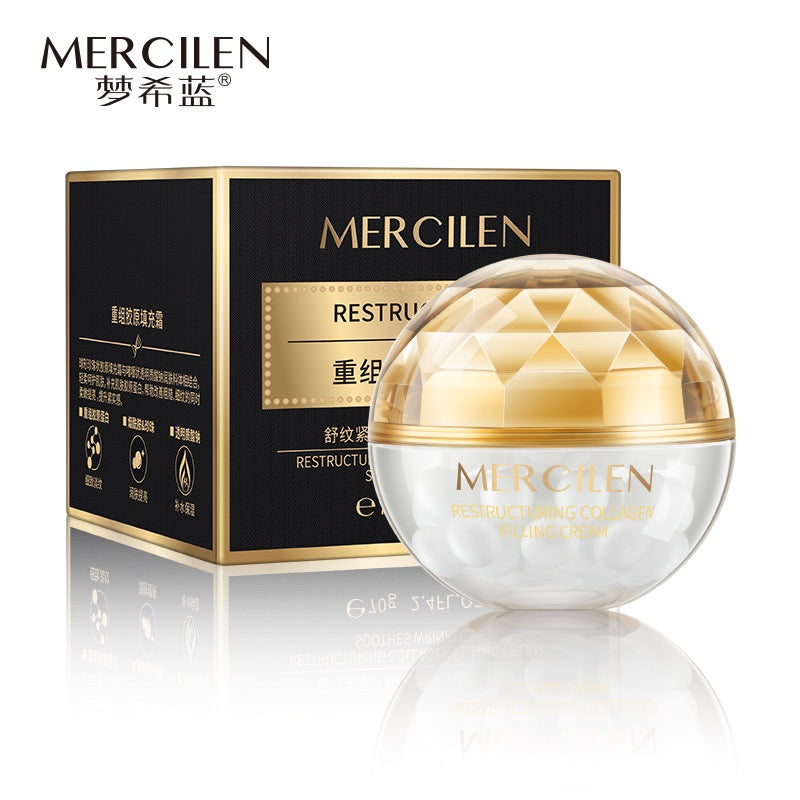 MERCILEN Collagen Pearl Cream Face Cream Whitening Moisturizing Anti-wrinkle Lighten - Tuzzut.com Qatar Online Shopping