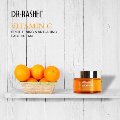 DR.RASHEL VITAMIN C BRIGHTENING & ANTI-AGING FACE CREAM (50 g) DRL- 1432 - TUZZUT Qatar Online Store