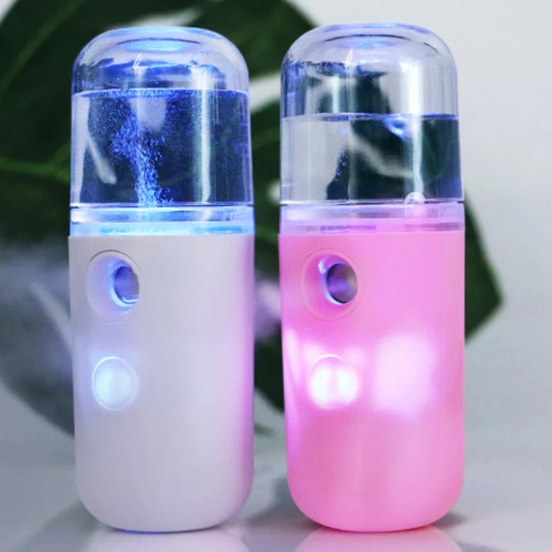 Rechargeable Nano Mist Sprayer Facial Body Nebulizer Steamer - Tuzzut.com Qatar Online Shopping