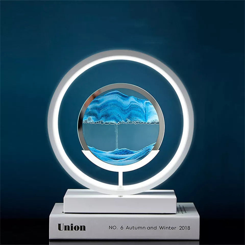 LED Moving Sand Art Table Lamp LED Moving Sand Art Table Lamp