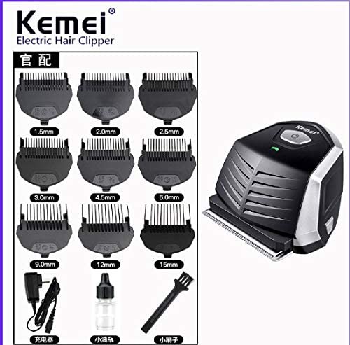 Kemei KM-6032 Professional Cordless Self-Haircut Kit, Men Rechargeable Mini Hairclipper - TUZZUT Qatar Online Store