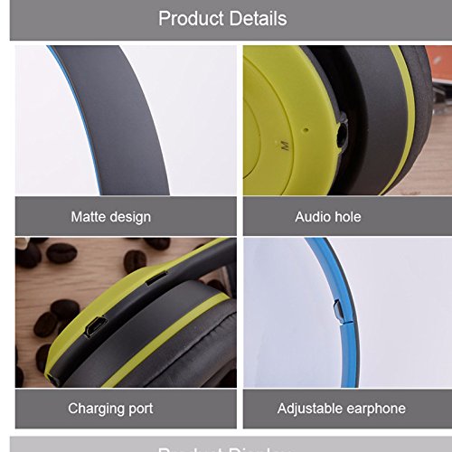Foldable Bluetooth Wireless P47 Headphones Noise Canceling MP3/MP4/FM Player (ASSORTED COLOURS) - Tuzzut.com Qatar Online Shopping