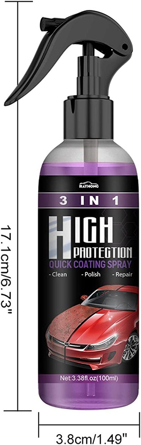 High Protection Quick Car Ceramic Coating Spray 100ml - Tuzzut.com Qatar Online Shopping