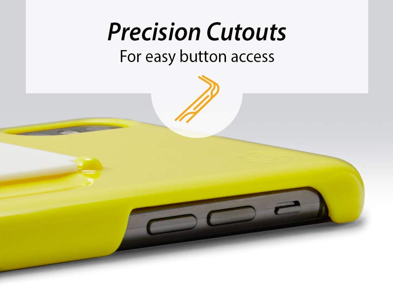Grip2ü Slim Phone Grip Case Cover - Yellow (iPhone 11 Pro/iPhone 11 Pro Max) - Tuzzut.com Qatar Online Shopping