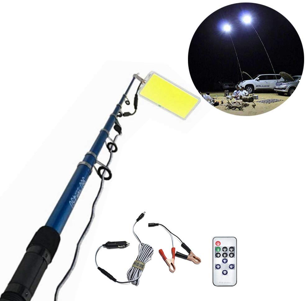 360° Light Multifunction Outdoor LED Fishing Rod Light 5M Camping Lantern Lamp with IR Remote 3 Modes 800W 360° Light Multifunction Outdoor LED Fishing Rod Light 5M Camping Lantern Lamp with IR Remote 3 Modes 800W