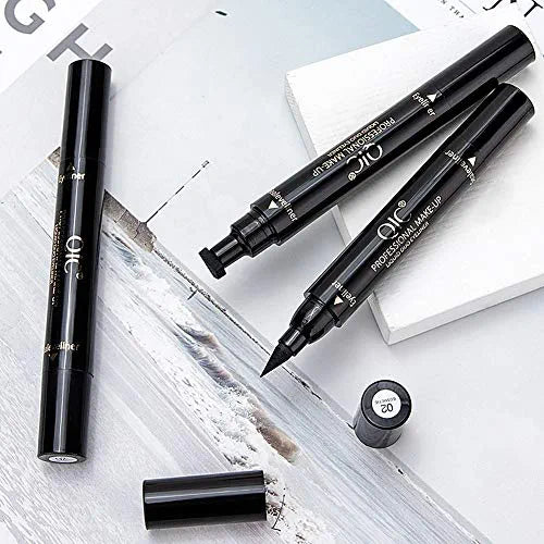 Eyeliner Stamp Waterproof Long Lasting Liquid Eye Pen Makeup - Tuzzut.com Qatar Online Shopping