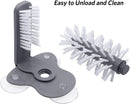 Water Bottle Cleaning Brush Glass Cup Washer with Suction Base - Tuzzut.com Qatar Online Shopping