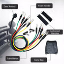 Pull Rope Fitness Exercises Resistance Bands Set - Tuzzut.com Qatar Online Shopping