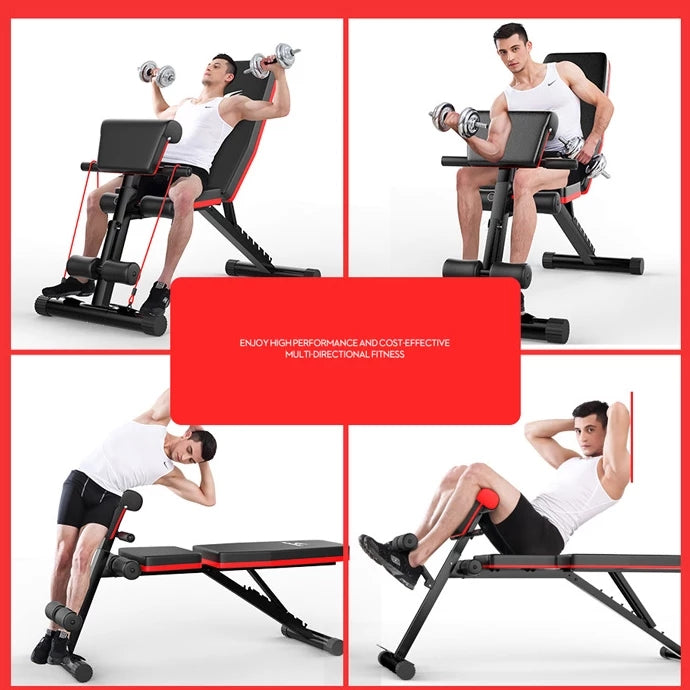 Workout adjustable Sit Up Bench Multi-functional Comfortable - Tuzzut.com Qatar Online Shopping