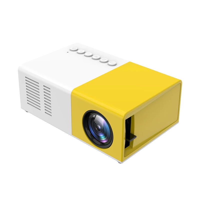 Mini Portable LED Projector Support 1080p AV, USB, SD card - TUZZUT Qatar Online Store