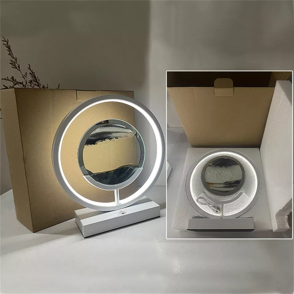 LED Moving Sand Art Table Lamp LED Moving Sand Art Table Lamp