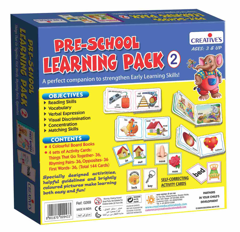 Pre-school Learning Pack-II - Tuzzut.com Qatar Online Shopping