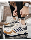 Men's Comfortable Sports Sneaker Running Shoes - Brown - Tuzzut.com Qatar Online Shopping