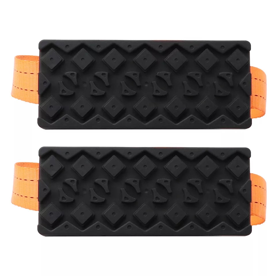 2PCS Car Tire Anti-Skid Traction Blocks Snow Mud Sand Traction Mats for SUV Sedan 2PCS Car Tire Anti-Skid Traction Blocks Snow Mud Sand Traction Mats for SUV Sedan