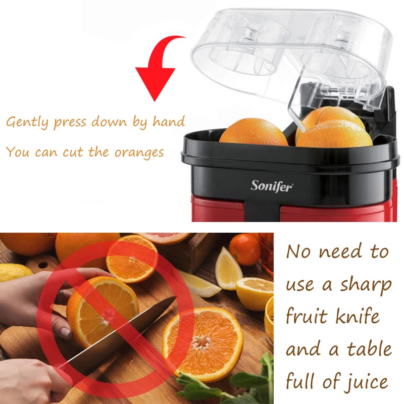 Sonifer Double Juicer 90W Electric Lemon Orange Fresh Squeezer - Tuzzut.com Qatar Online Shopping