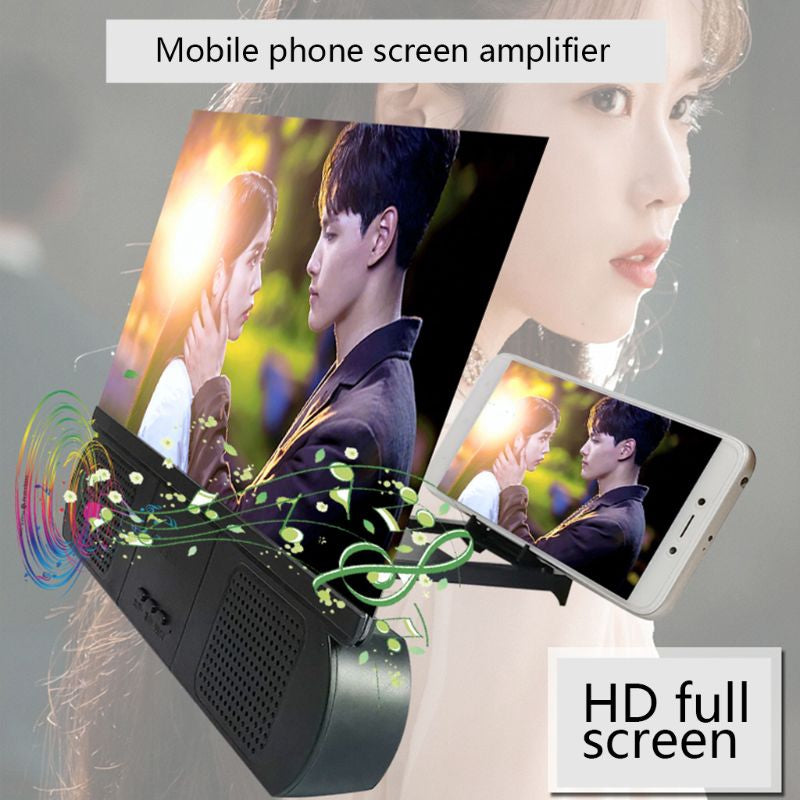 F9 Universal Mobile Screen Magnifier with Built in Bluetooth Speaker - Tuzzut.com Qatar Online Shopping