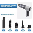 Rechargeable Handheld Multifunction Car & Home Vacuum Cleaner JB-107 - Tuzzut.com Qatar Online Shopping