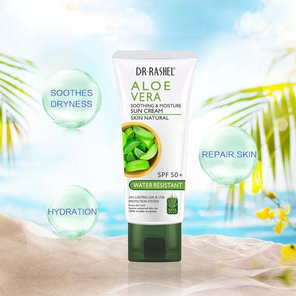 Dr Rashel Aloe Vera Soothing & Moisture Sun Cream 60g DRL-1538 - TUZZUT Qatar Online Store